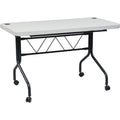 Resin Multi Purpose Flip Table with Locking Casters D245667