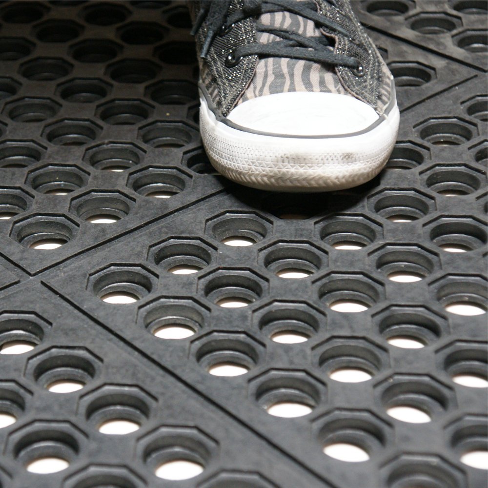 Black Anti-Fatigue Rubber Matting O697418