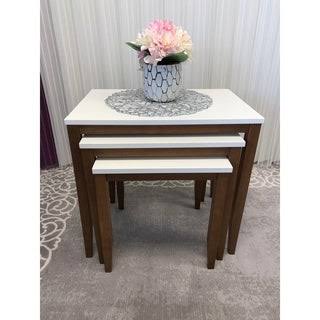 White Nesting Table (3 Pcs) O30536