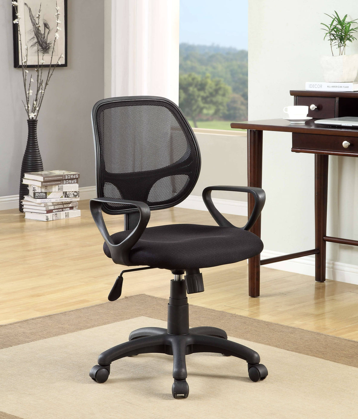 Padded Mesh Office Chair, Black T549