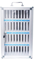Aluminum Alloy Wall-Mounted Locked Cell Phones Storage Cabinet (36 Slots) I30503