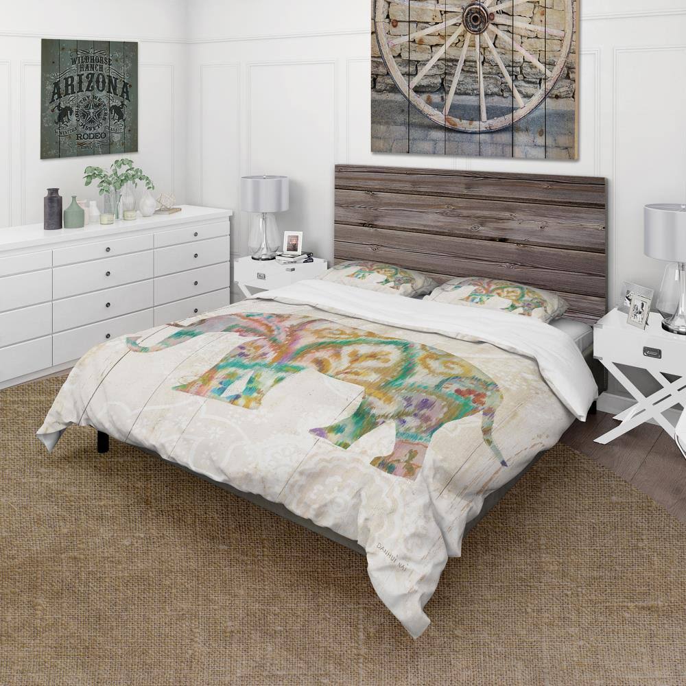 Multi-Color Traditional Bedding Set Duvet Cover and Shams G842126