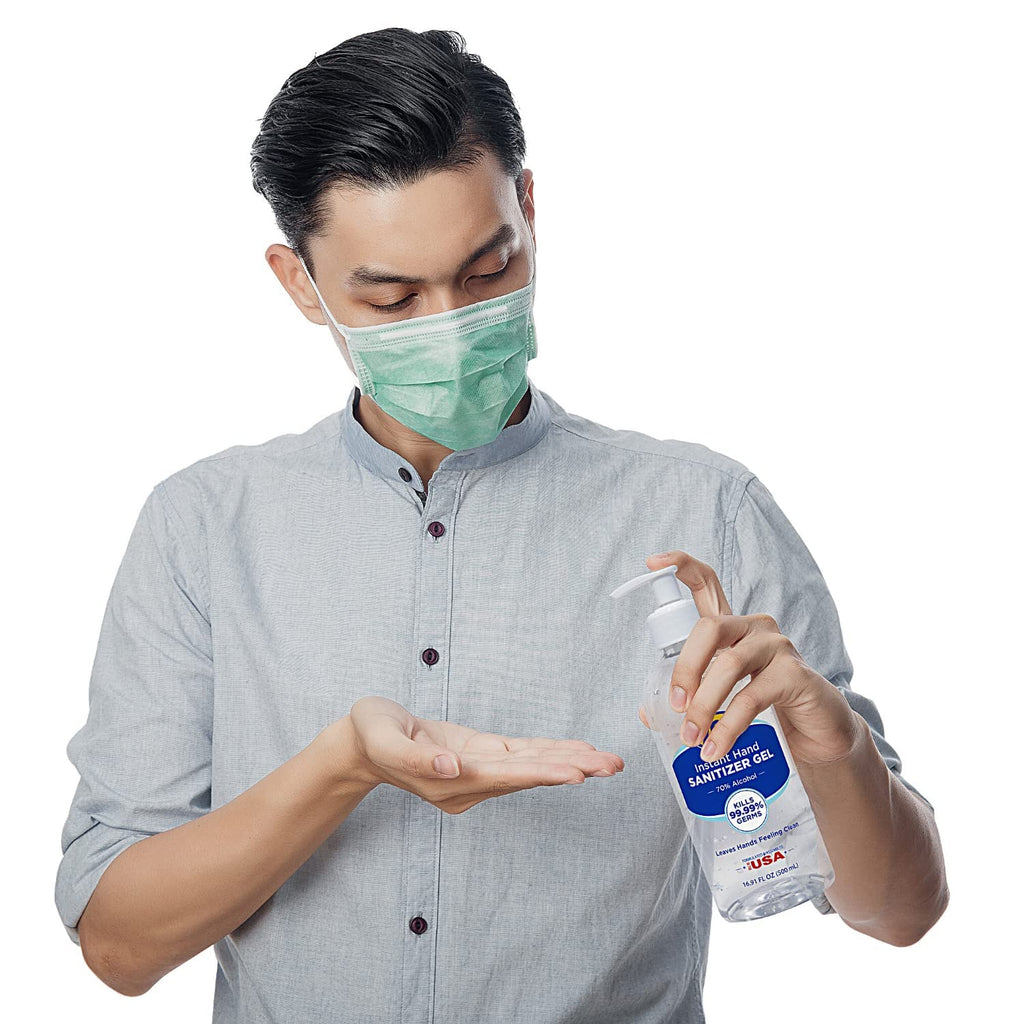 Instant Hand Sanitizer Gel 70% Alcohol 1 gallon Case of 4 L4841