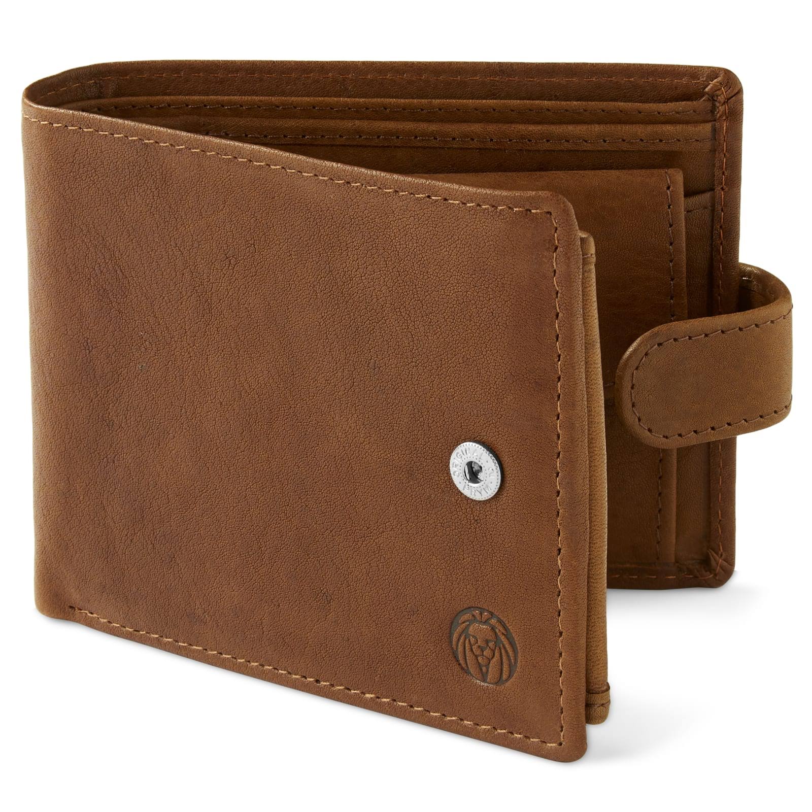 Tan Leather Wallet E8537
