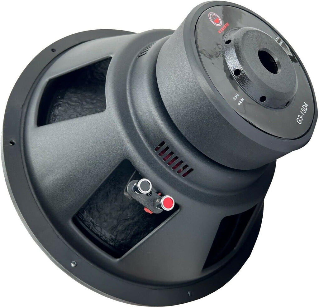 15 Inch 2400 Watt Car Audio Subwoofer 4 Ohm DVC O981