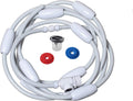 23.6 Feet Pool Cleaner Feed Hose with Universal Wall Fitting Connector M817