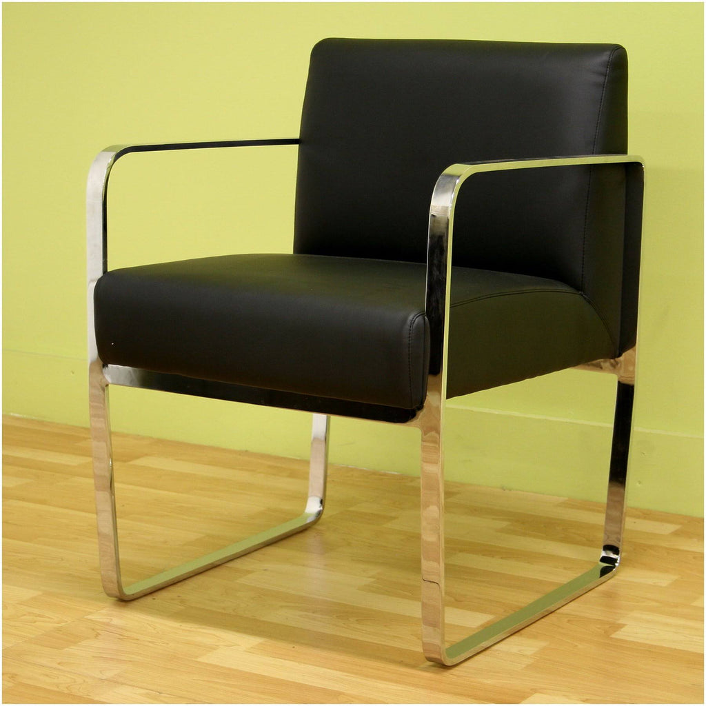 Black Leather Chair J866597