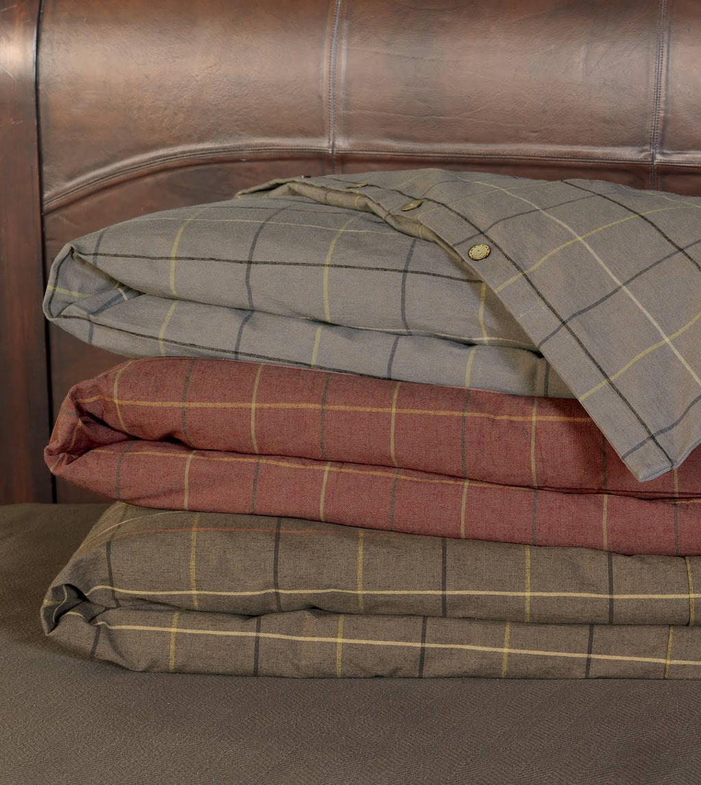 Slate California King Cotton Blend Duvet Cover U361735