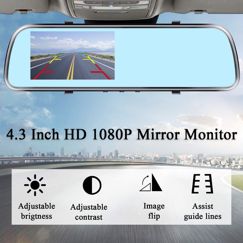 4.3'' HD 1080P License Plate Rear View Camera W675628