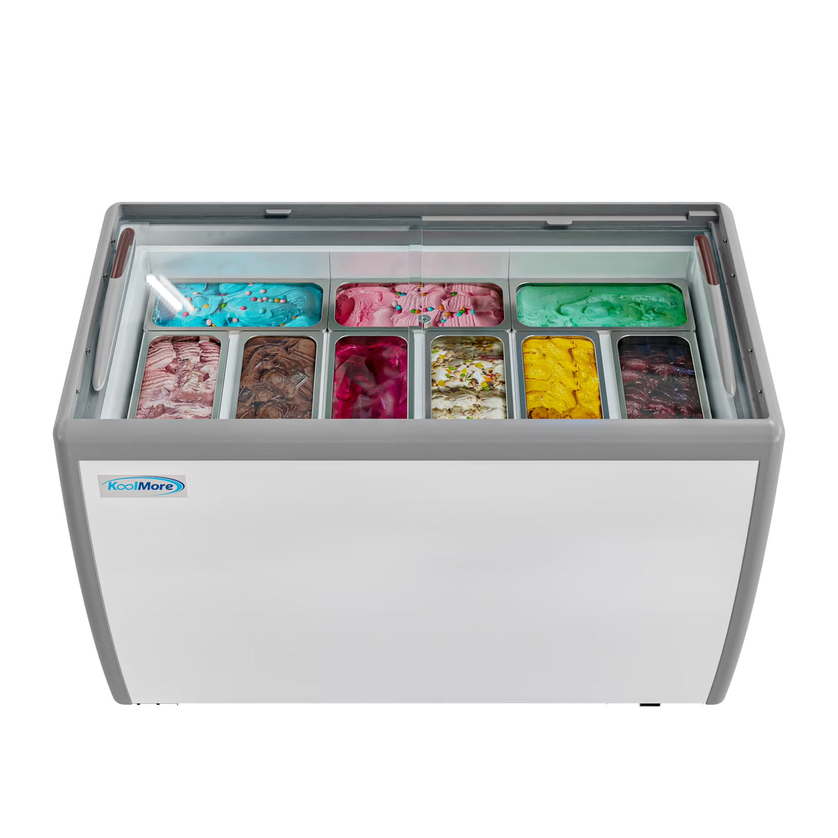 13 cu. ft. Gelato Dipping Cabinet Display Freezer with Sliding Glass Door F46405