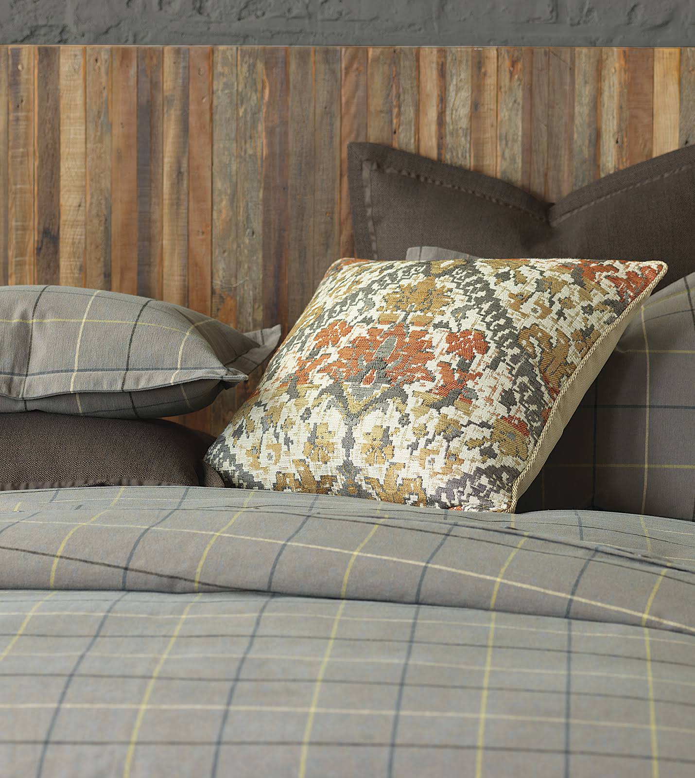 Slate California King Cotton Blend Duvet Cover U361735
