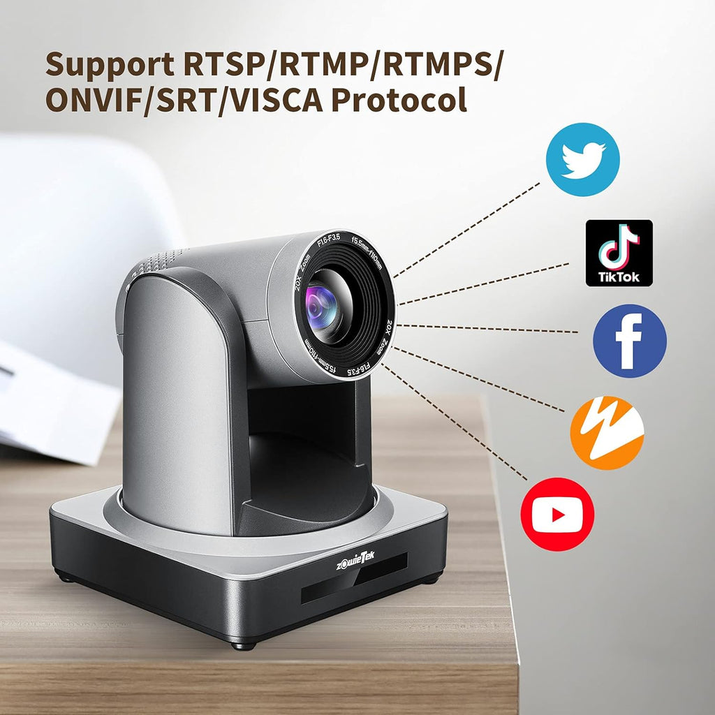 PTZ Camera with Simultaneous HDMI and 3G-SDI Outputs F35861