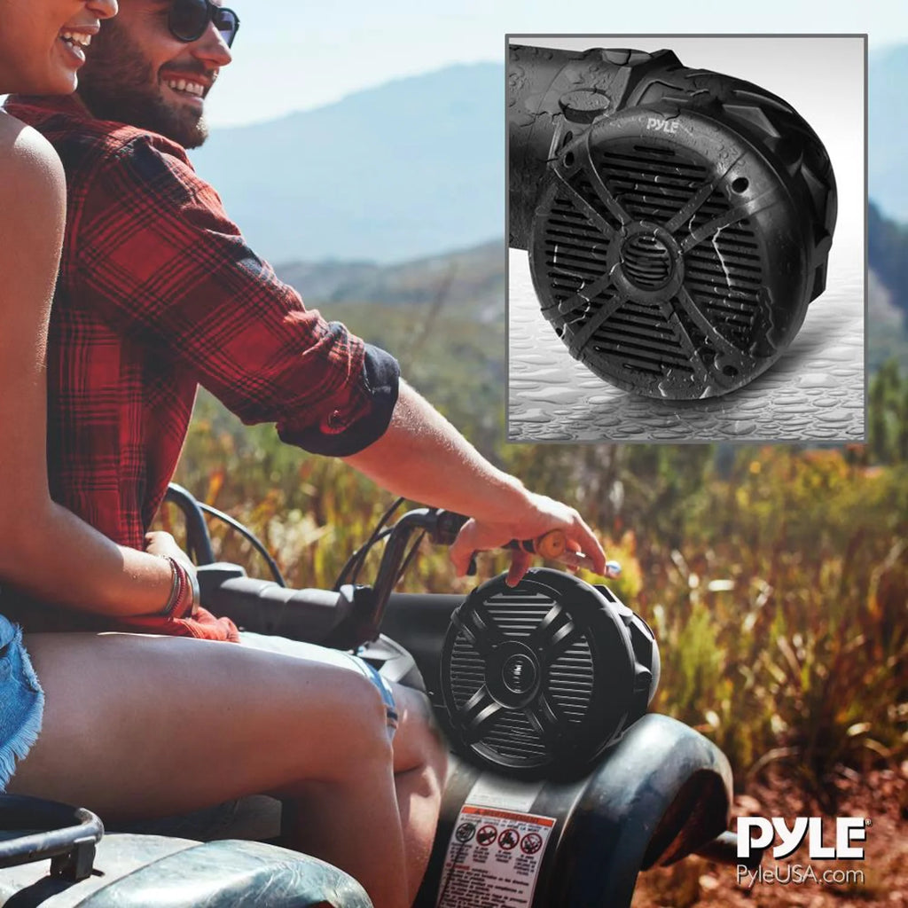 800 Watt Portable Waterproof Bluetooth Speaker with LED Lights H61394