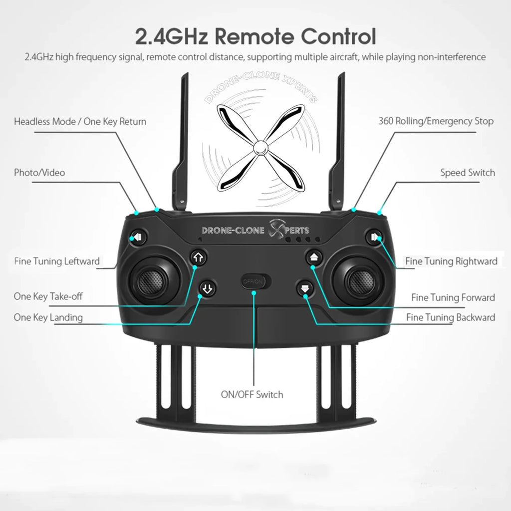Falcon 4K Drone With 2 Batteries H1618