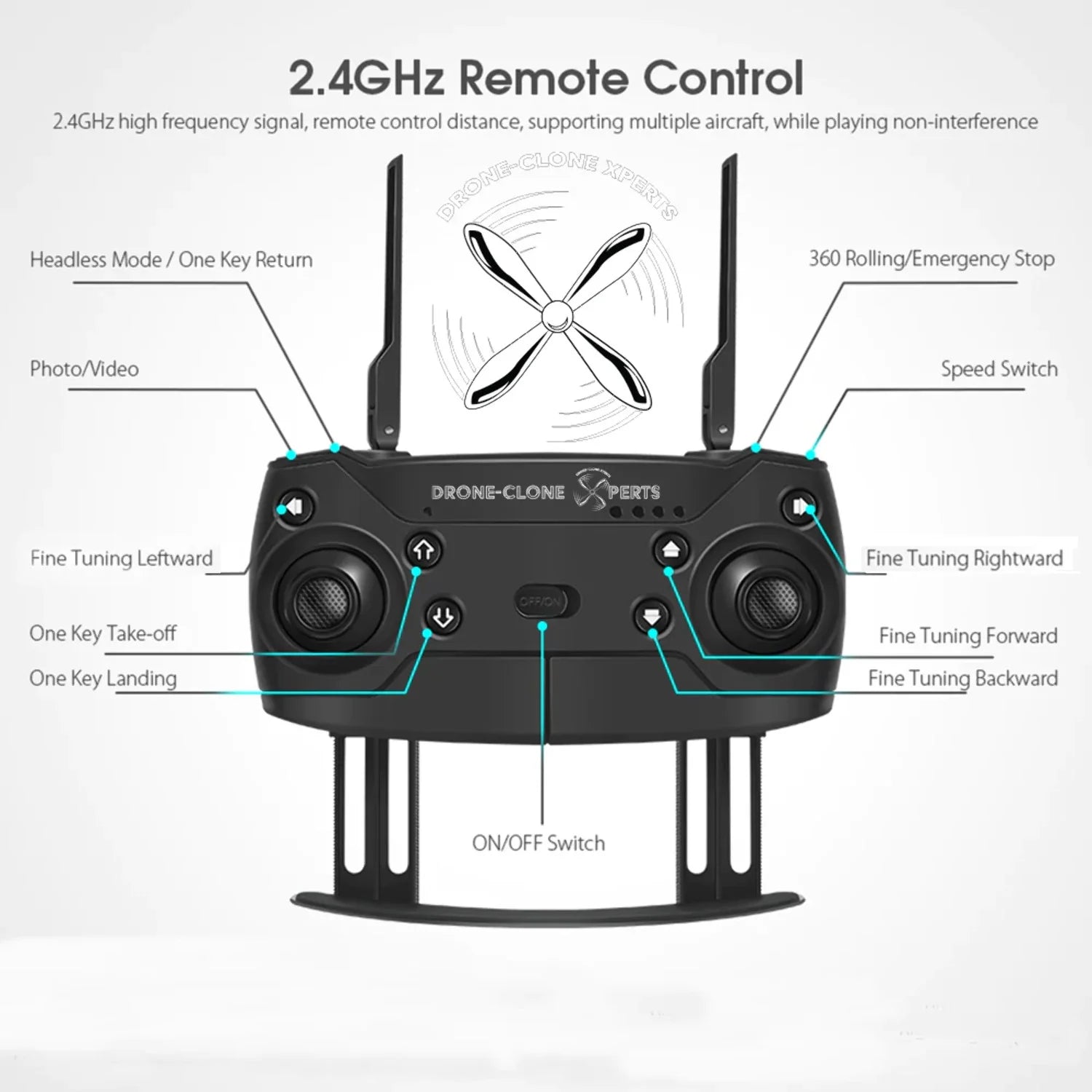 Falcon 4K Drone With 2 Batteries H1618