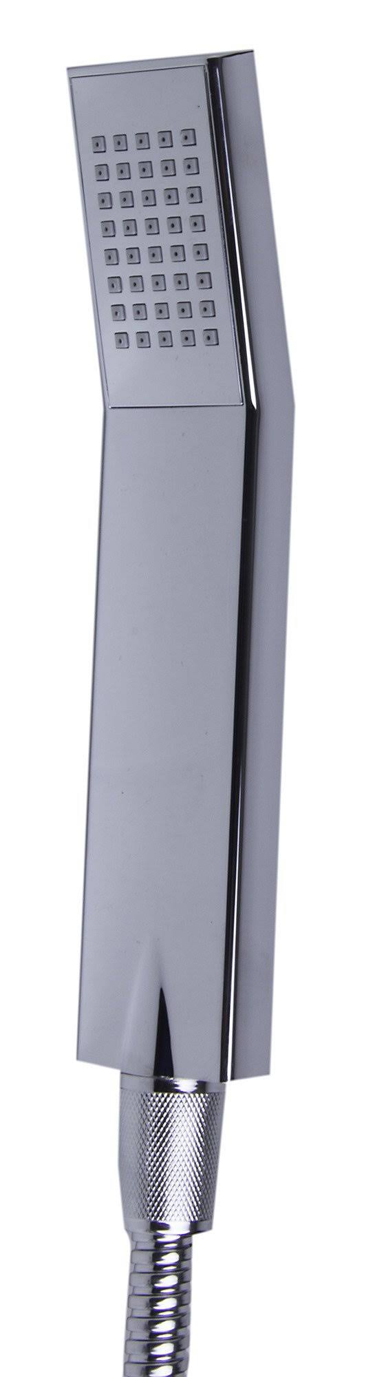 Polished Chrome Hand Held Shower Head Set with Hose G784
