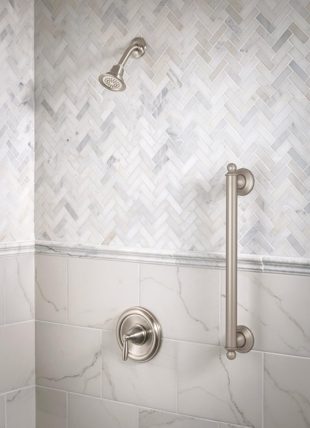 Brushed Nickel Tub and Shower Valve Trim Kit, Pack of 2 H620023