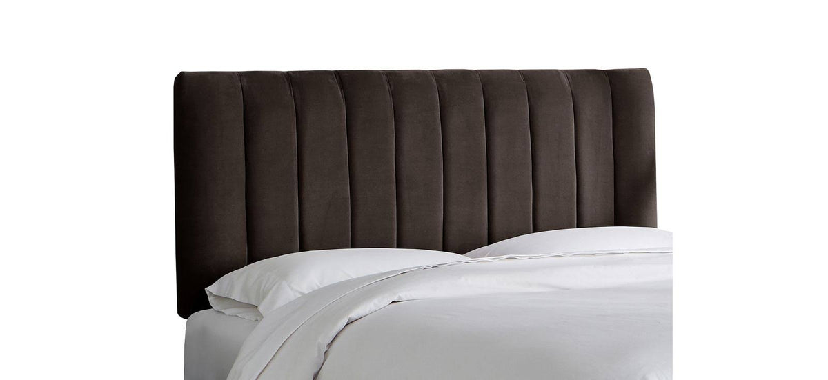 Gray Channel Seam Headboard E927334