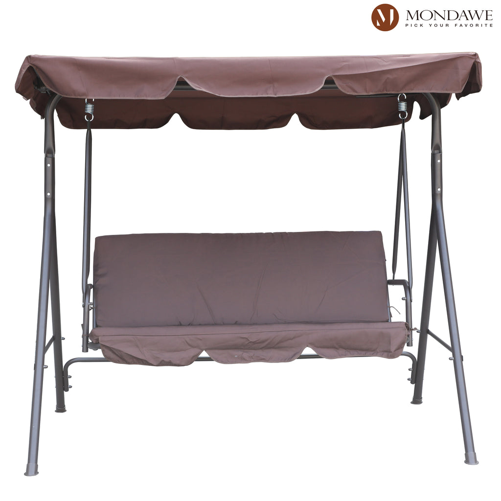 Freestanding Patio Swing Chair with Canopy V7357