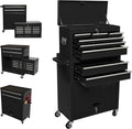 8-Drawer Red Rolling Tool Chest with Wheels N529