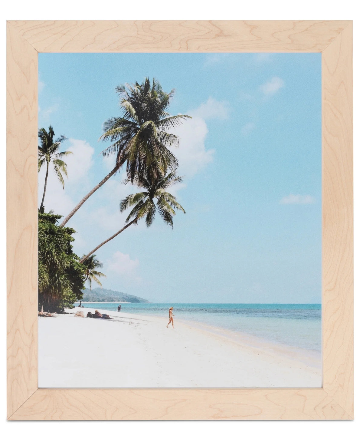 16x20 Inch Hard Maple Picture Frame with Plexi Glass L860