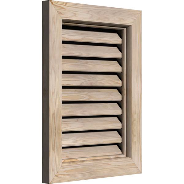 Primed Smooth Vertical Gable Vent M5154