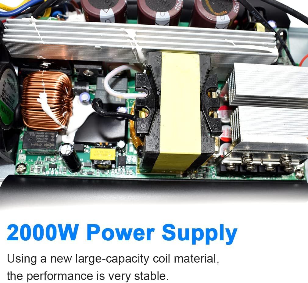 2000W 110-220V PSU 10x6 Pin Mining Power Supply H46614