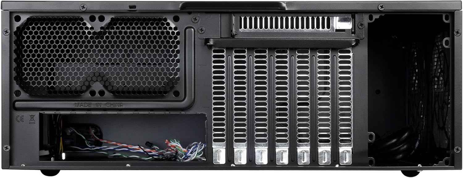 SilverStone Technology GD09B Home Theater Computer Case with Faux Aluminum Design for ATX/Micro-ATX Motherboards Q91907