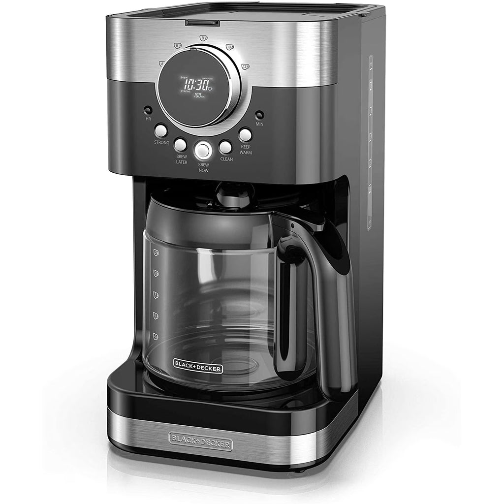 12 Cup Programmable Stainless Steel Coffee Maker T502
