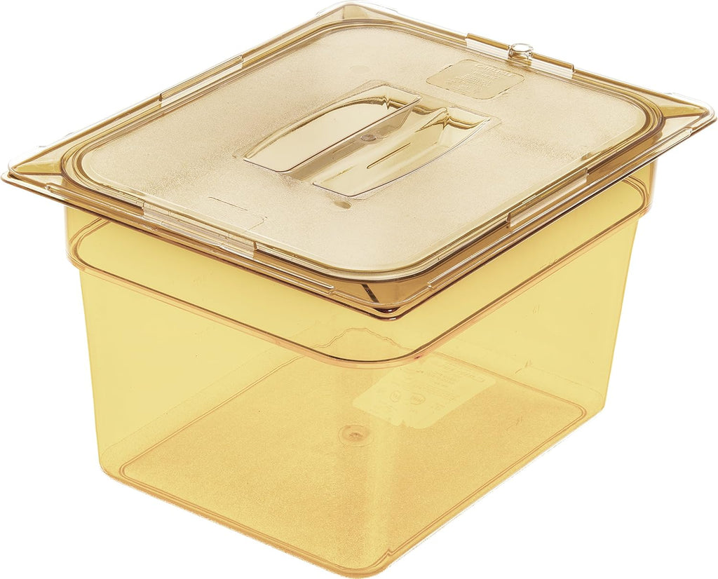 Amber Half Size 8" Deep Food Pan, Pack of 2 L268