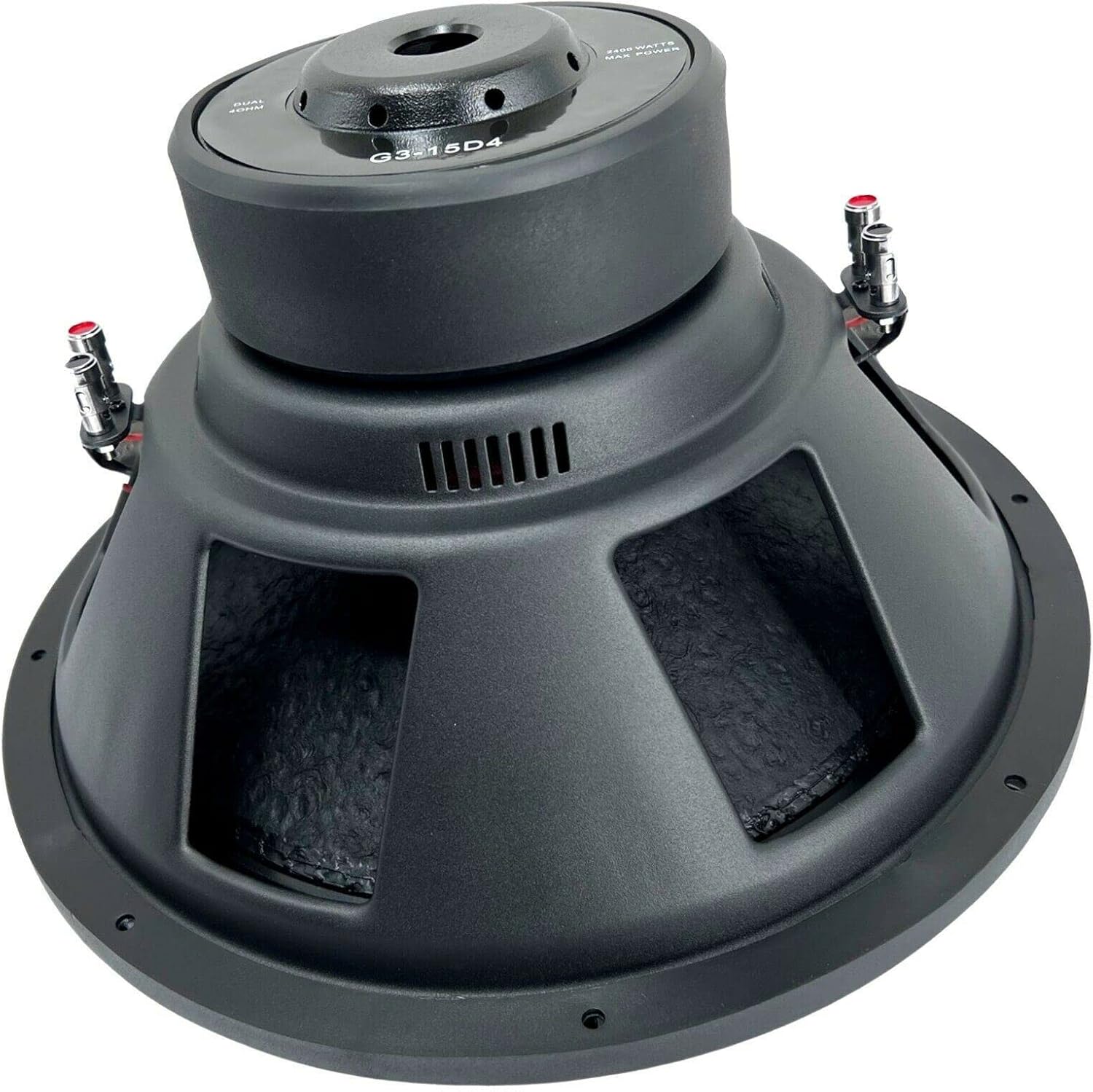 15 Inch 2400 Watt Car Audio Subwoofer 4 Ohm DVC O981