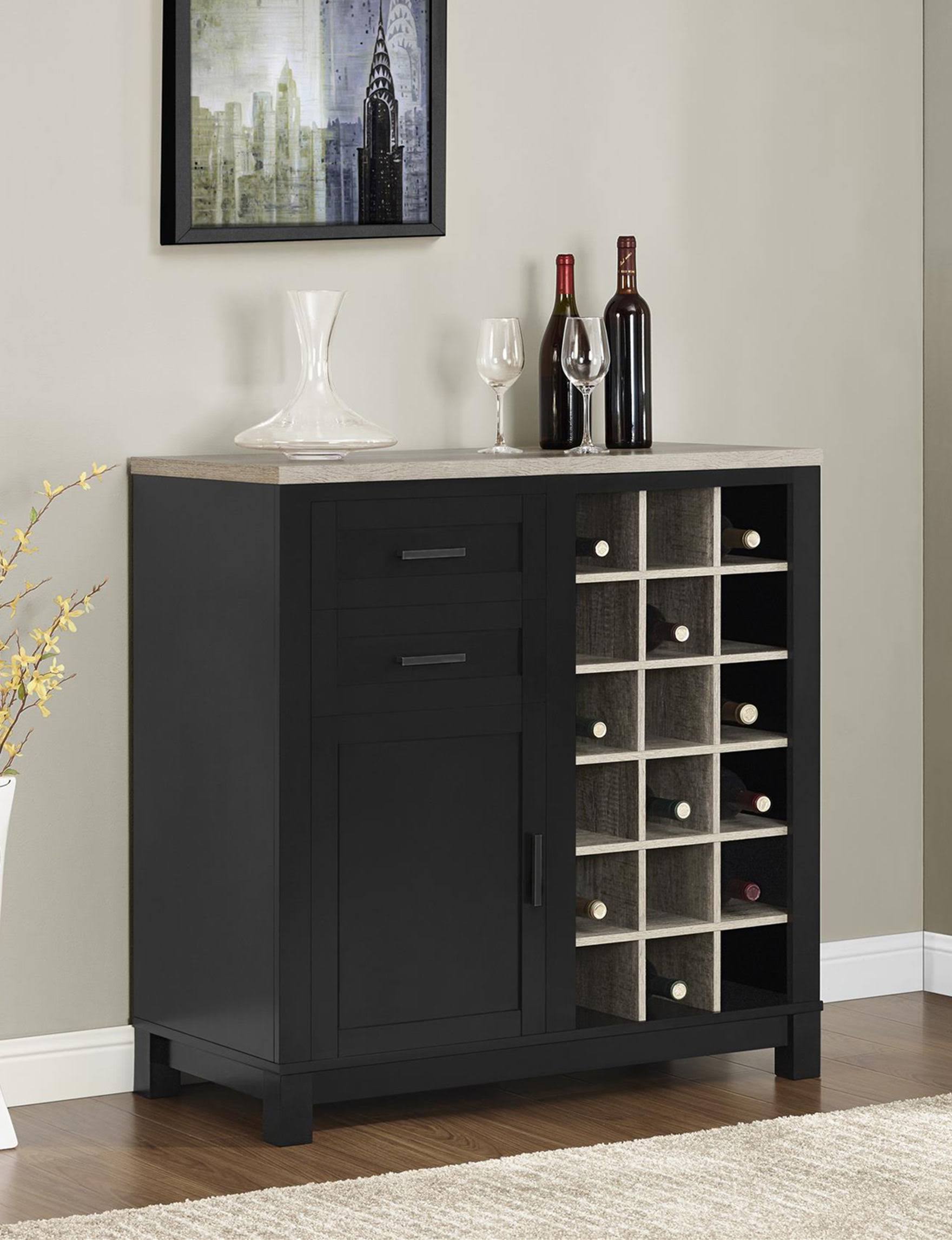 Black Bar Cabinet S641
