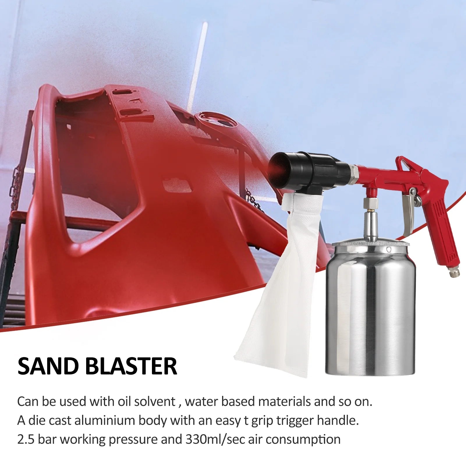 Sand Blaster Sandblaster Nozzle Abrasive Kit R4835