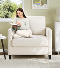 Beige All-Wood Accent Chair Y720