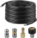 Sewer Jetter Kit, 100 FT Hose, 1/4 Inch NPT, 4000 PSI, Pack of 2 X424