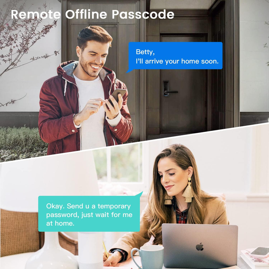 Fingerprint Smart Door Lock with Reversible Handle Y41514