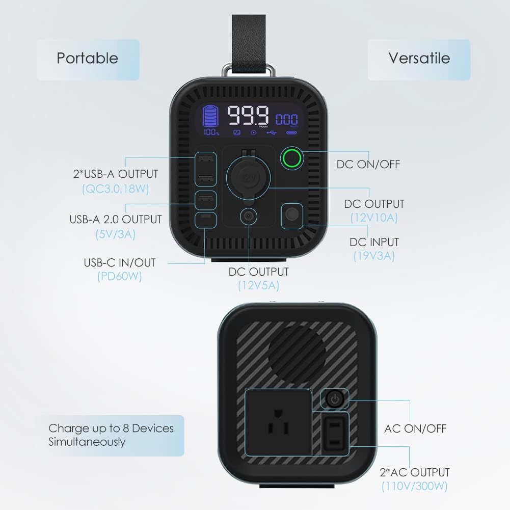 300W Portable Power Station 360Wh V56270