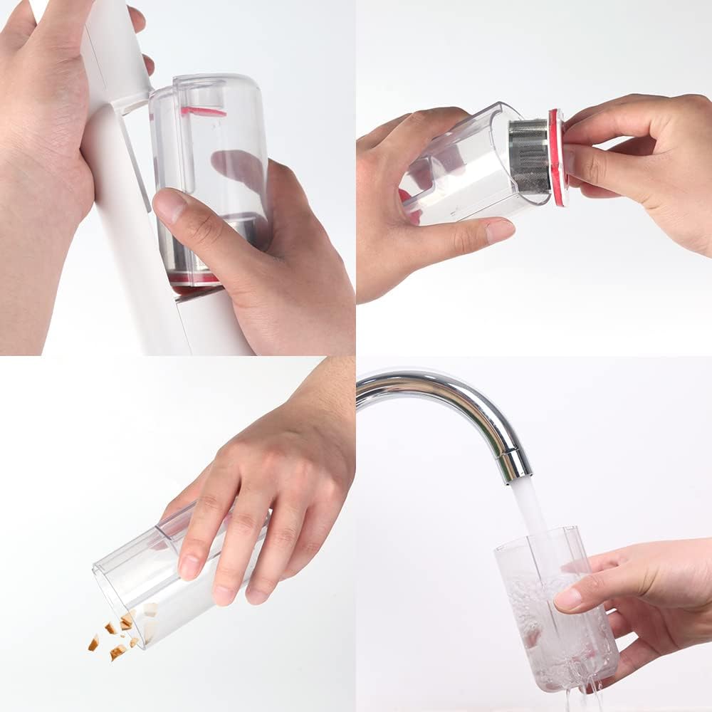 Cordless Handheld Pet Vacuum Cleaner with Slicker Brush Y433