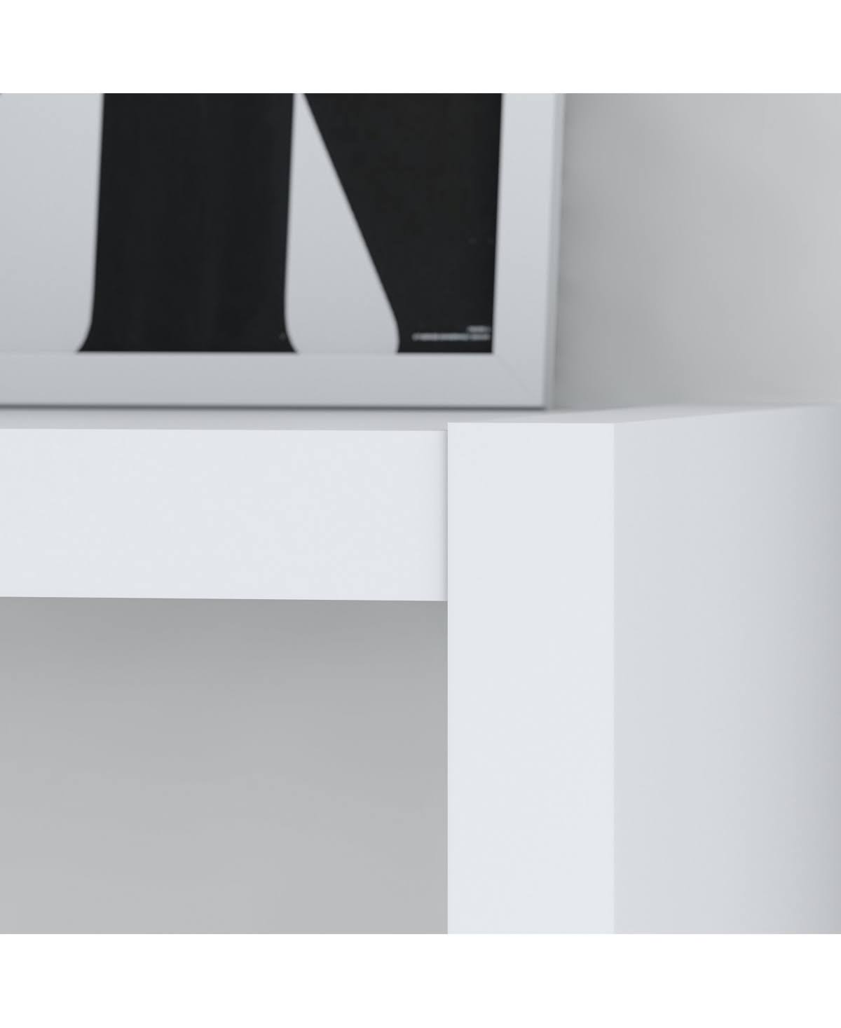 Pure White Bookcase Desk I381714
