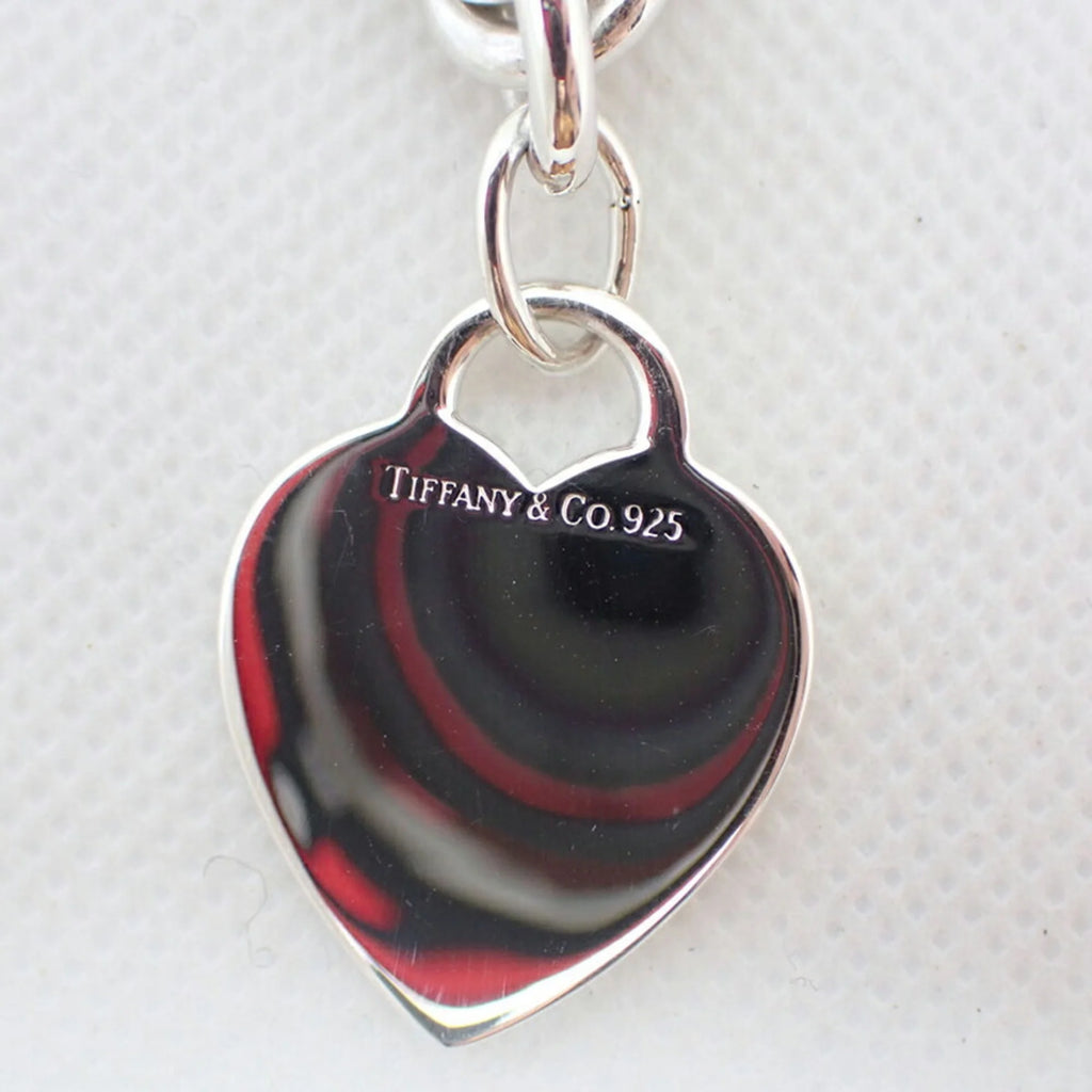925 Heart Tag Pendant O246