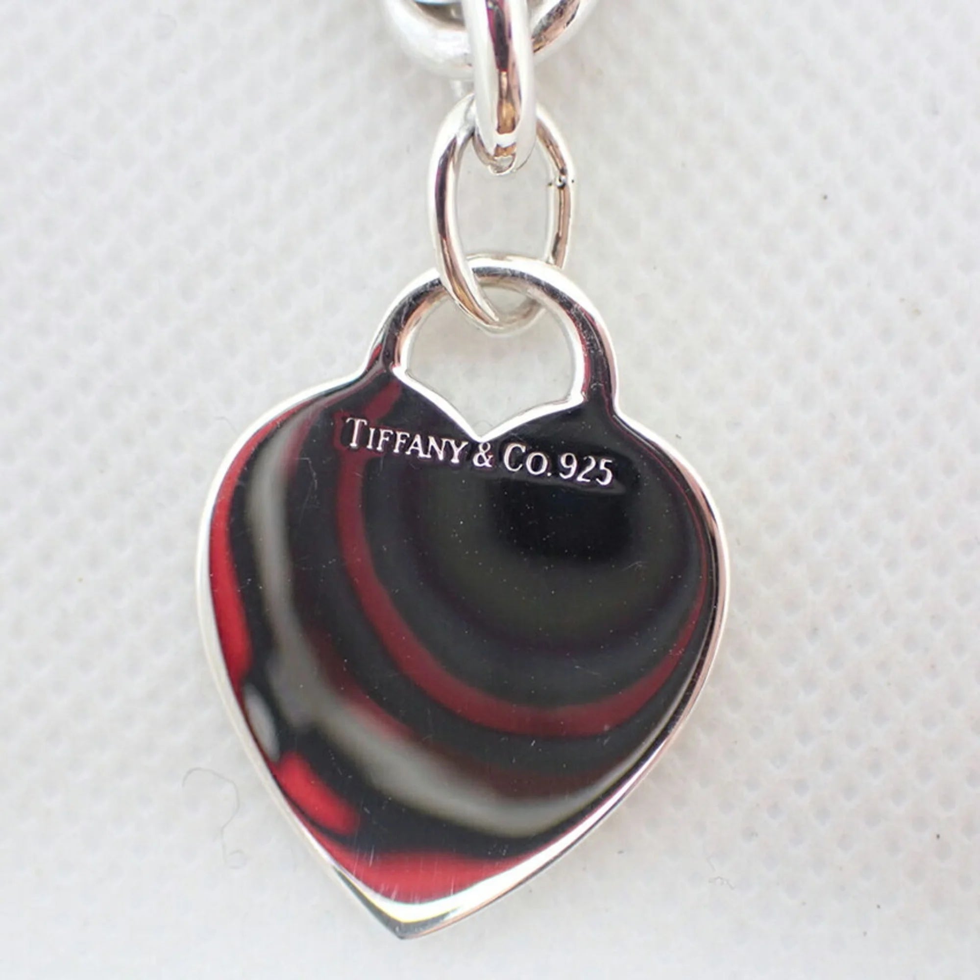 925 Heart Tag Pendant O246