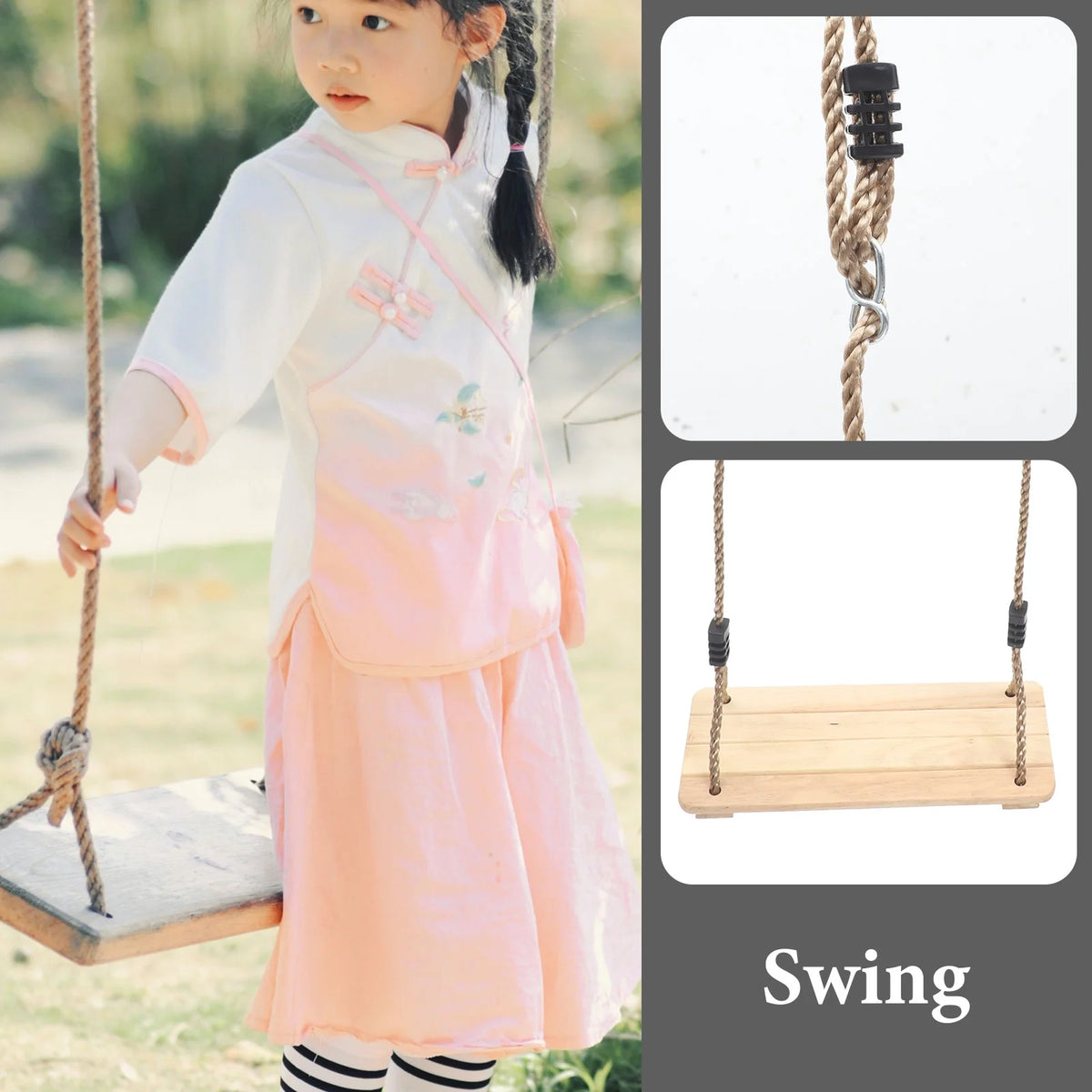 Wooden Hanging Swing Toy B8156