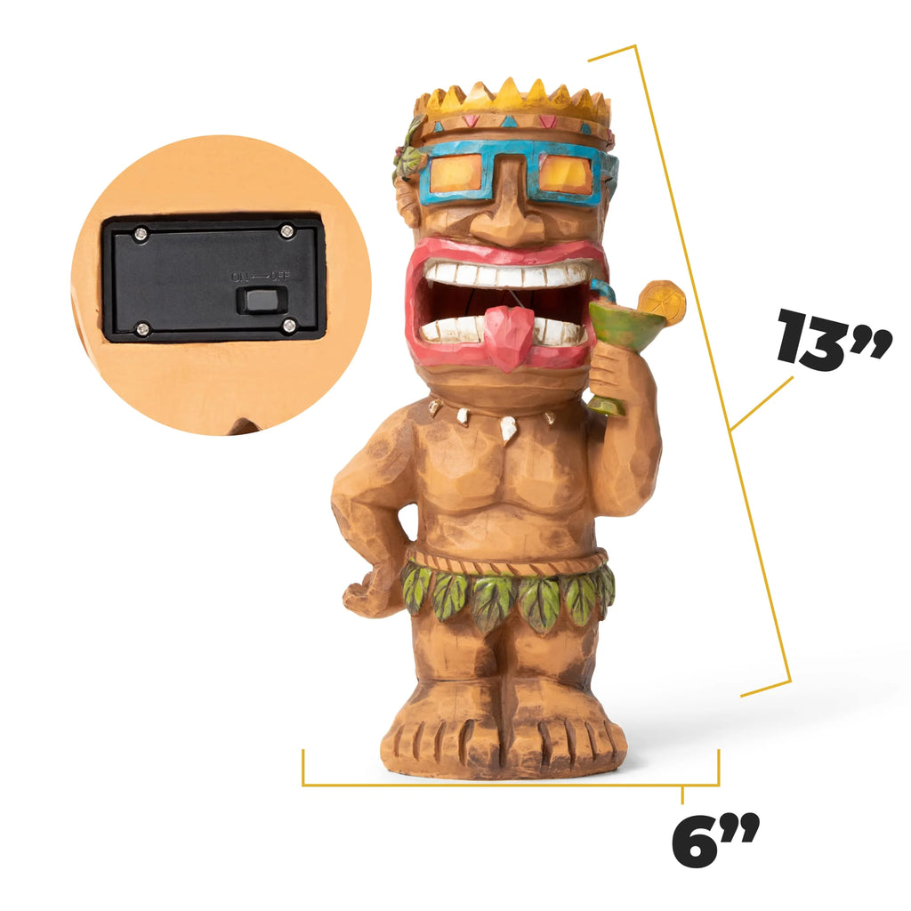 Tiki Solar Powered Led Outdoor Decor Garden O3572