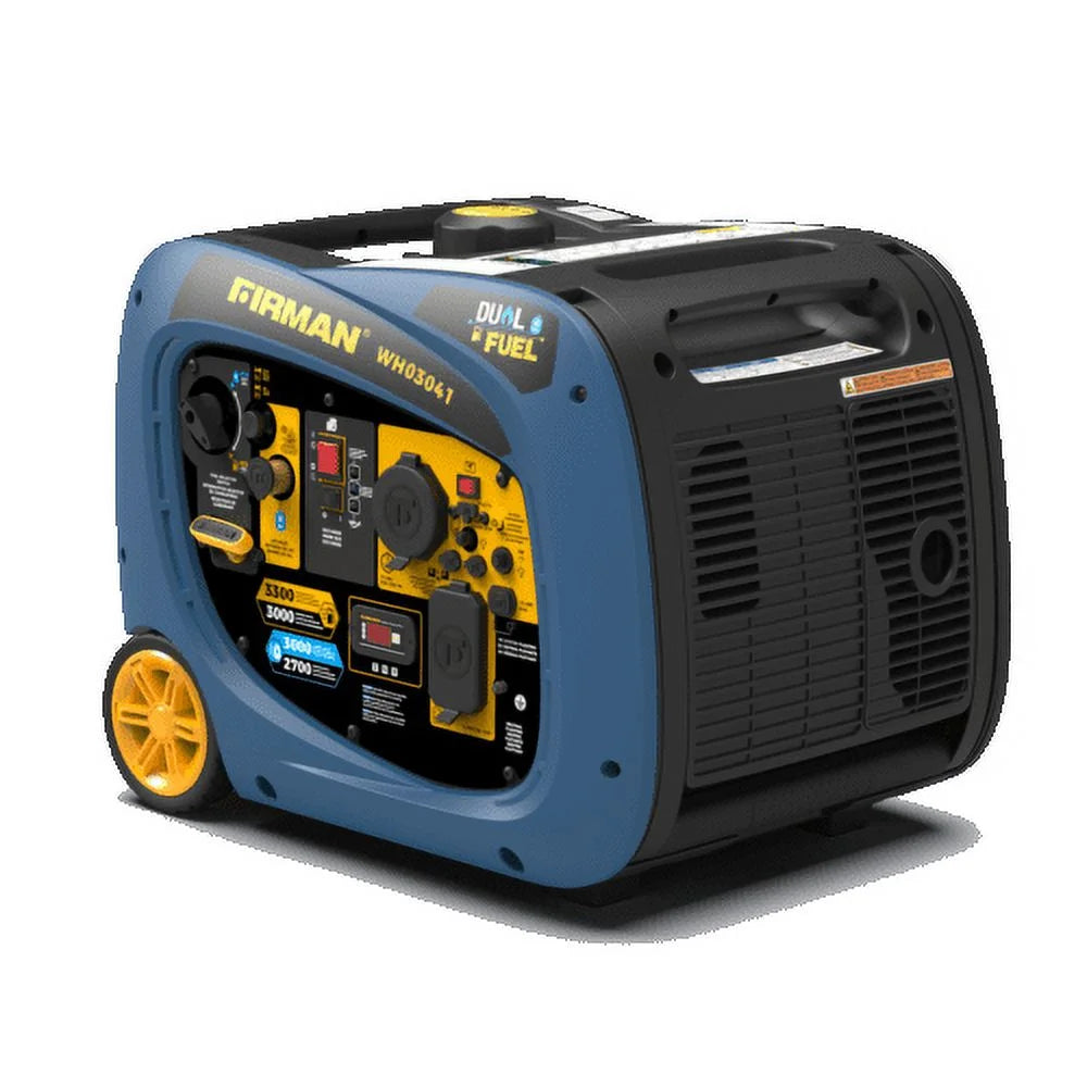 Dual Fuel Inverter Portable Generator 3300/3000W Recoil Start X543