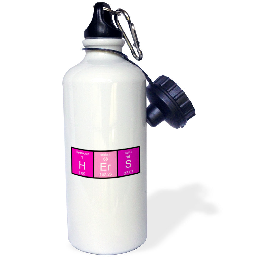 Pink Straw Water Bottle, 21-ounce M8575