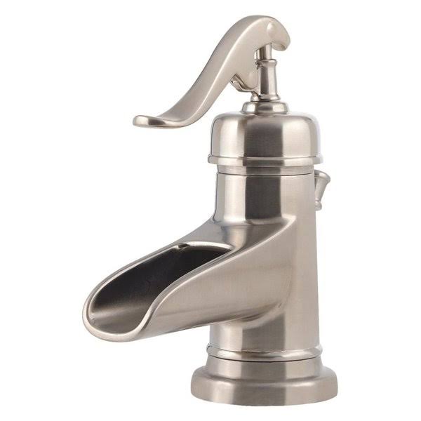 Brushed Nickel Single-Handle Bathroom Faucet R249932