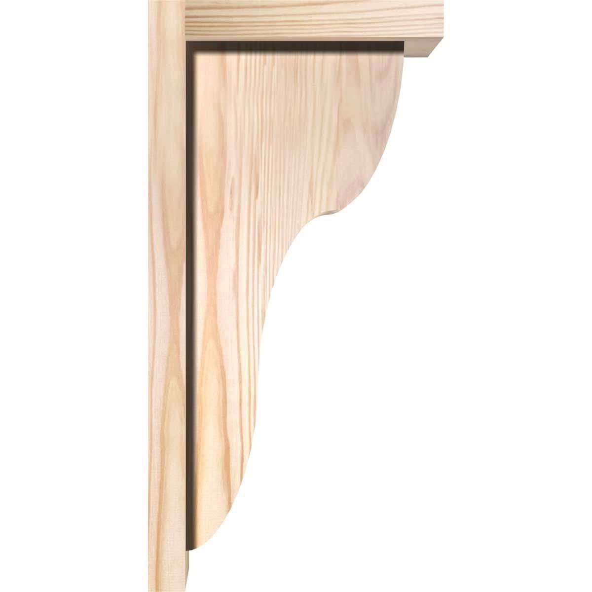 Carmel Smooth Corbel w/Backplate, Douglas Fir T603970