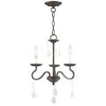 3-Light Mini Chandelier, English Bronze Q11097