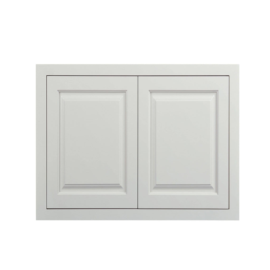 Wide Bridge Vintage White Inset Wall Cabinet - Double Door 12 X4322