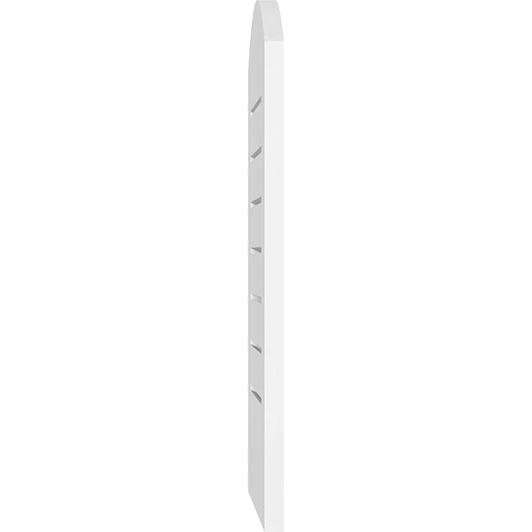 Arch Top Surface Mount PVC Gable Vent O615